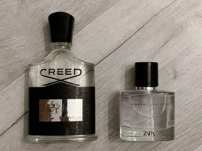 Creed Aventus VS Zara Vibrant Leather Eau de Parfum